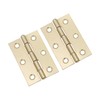 Infinity Decor 3Inch (75mm) Electro Brass Butt Hinges Pair –