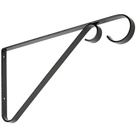 National Hardware N274-563 V2653 Plant Bracket in Black,9 Inch