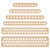 BENECREAT 6 Pieces 6 Sizes Tablet Weaving Separator, Wood Embroidery