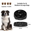 YINEYA 4 Cups Slow Feeder Dog Bowls Large Breed, Anti-Choking