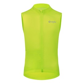 YKYWBIKE Cycling Vest for Men,Micro Softshell Windproof Bike Vest,Lightweight Breathable Sleeveless Cycling Jacket with Double YKK Full Zip