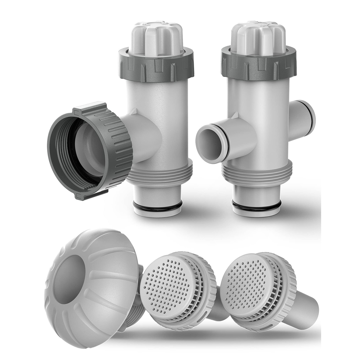 POOLHACKER Above Ground Swimming Pool Inlet & Outlet Water Replacement ...