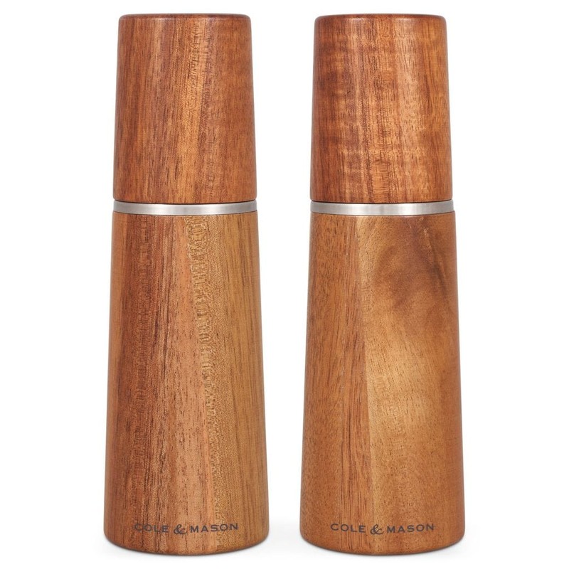 Cole & Mason Marlow Salt & Pepper Mill Set, Dark