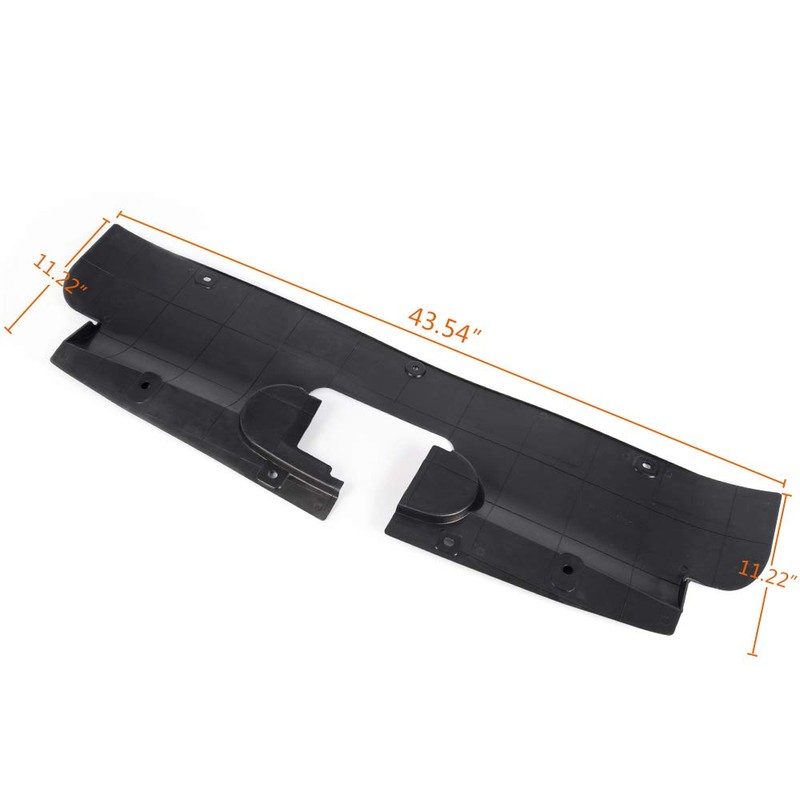 Radiator Air Deflector Upper, Compatible with 03-07 Avalanche Silverado Sierra