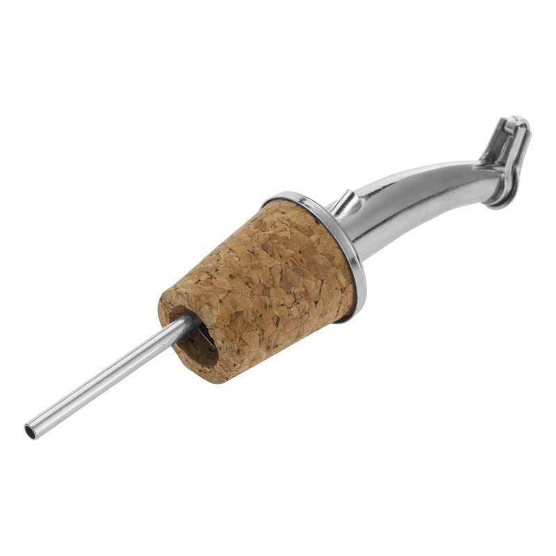 Westmark 4 spirits/oil pourers + 4 replacement corks, extra short,