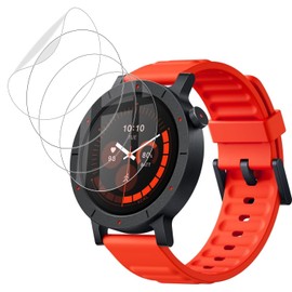 [Set of 4] For Meisei Smartwatch, 1.43 inch, Protective Film [BAOLINTX] TPU Material, Clear, High Transmittance, High Sensitivity, Anti-Fingerprint, Bubble Resistant, Shatterproof, Reduced Reflection,