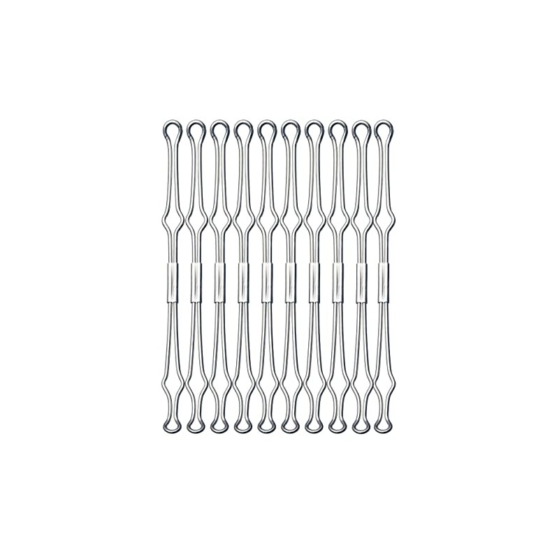 VELOFLEX A290501 – Wire Down Holder, Metal, Pack of 20,