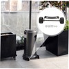 Gatuida Patio Heater Wheel Kit Replacement Parts for Outdoor Heater