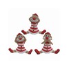 Pommerntraum ® Set of 3 Home Decoration Figures, 3 Clown