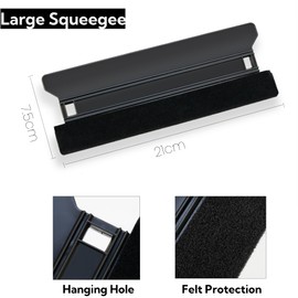 Wallpaper and Vinyl Wrap Installation Tool Kit - Includes 4inch & 8inch Felt Edge Squeegees, Trimmer Tool, for Window Tint, Stickers, Protective Films, Transfer Film, Signboards