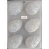 Molde Jabón, Gomita, Gelatina Chocolat Huevo Pascua Mod 1658 Blanco