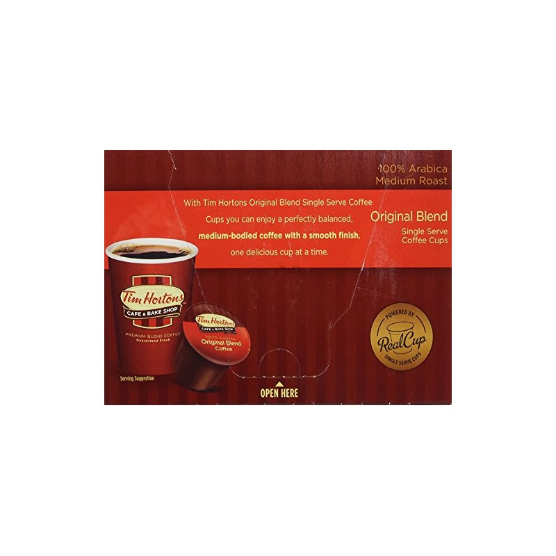Tim Hortons Original Blend, Medium Roast Coffee, Single-Serve K-Cup Pods