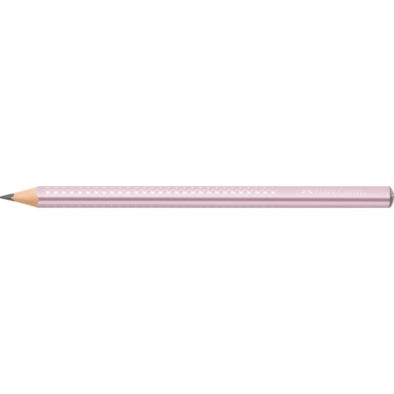 Faber-Castell Jumbo Sparkle Graphite Pencil - Rose Metallic