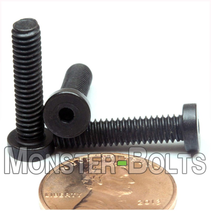 MonsterBolts - #8-32 x 3/4" Low Head Socket Screws, Alloy