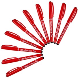 (Pack of 30) Manuscript Black Handwriting Pens Comfort Grip School Kids Handwriter