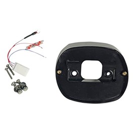 Custom Dynamics Pre-1999 Taillight Baseplate for Harley-Davidson - Black