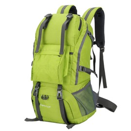 50L Mountaineering Backpack Waterproof Outdoor Running Bag Bicycle Bag Large Capacity Riding Bag Breathable Jogging Travel Daypack Bag for Riding Running Hiking Camping