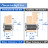 Sissinda Cam Locks Cabinet Locks Keyed Alike, 5/8'' Cylinder Length