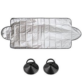 Tabanzhe Car Windscreen Cover - Waterproof Front Window Frost Cover for Sunscreen Protection