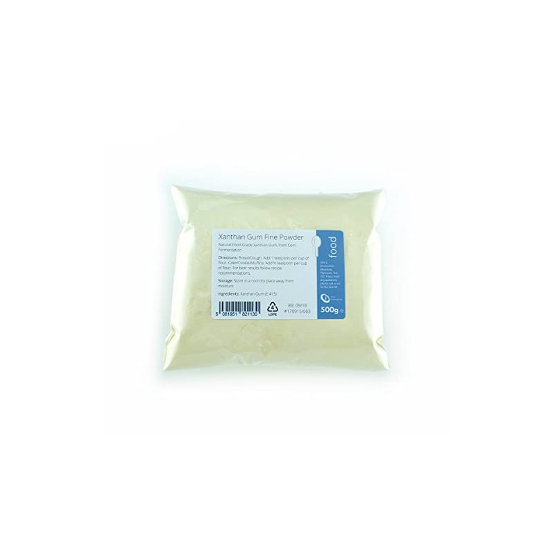 Intralabs Xanthan Gum 500g - Premium Food Grade Powder