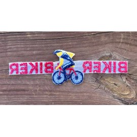 VINTAGE Biker Bicycle Cycling PATCH 1970’s  Iron on