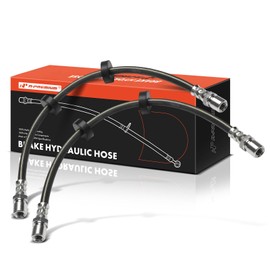 A-Premium Front Driver and Passenger Side Brake Hydraulic Hose Compatible with Jaguar Models - XJS 1993 1994 1995 1996, Pack of 2