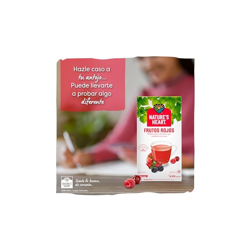 Nature Heart Frutos Rojo Caja Sobres Gramos