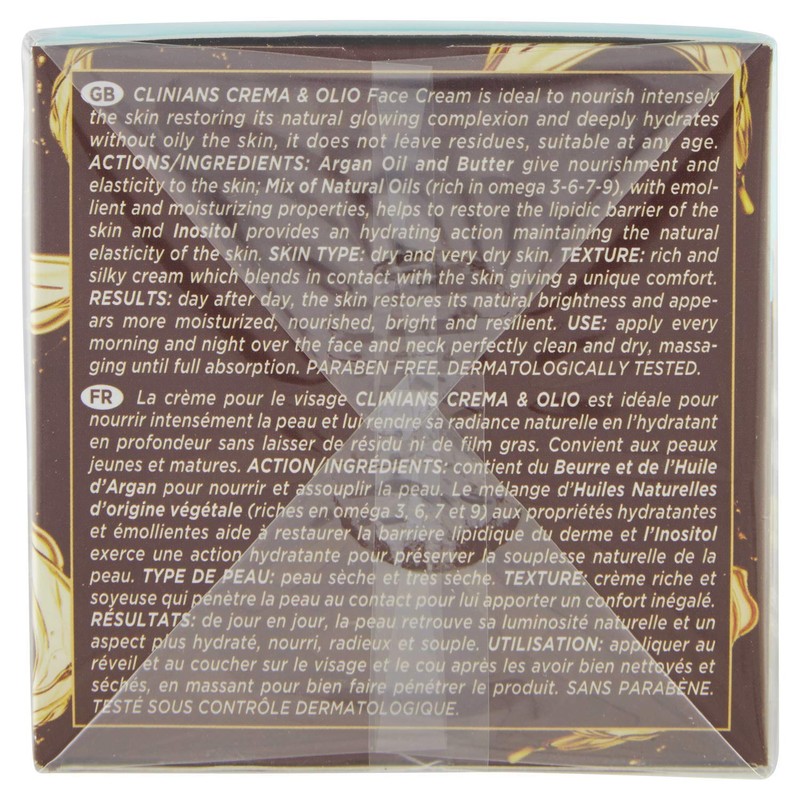 Wrinkle Cream Oil and Argan Oil 50 ml