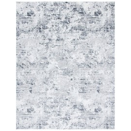 Safavieh Amelia Collection ALA705G Modern Abstract Area Rug, 9' x 12', Grey / Ivory