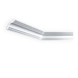 A La Maison Ceilings KL50pw-5 Miguel Foam Crown Molding 6.5 ft. L x 3 in W (Covers / 32.5 ln. ft.), Plain White, Pack of 5