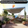 Artpuch 90% Sun Shade Cloth, 8 x 10 FT Pergola