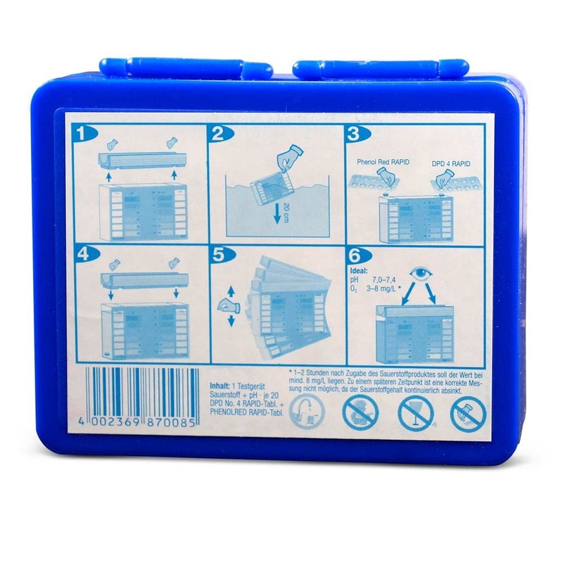 Cristal Pool pH & Oxygen Water Tester - Water Analysis