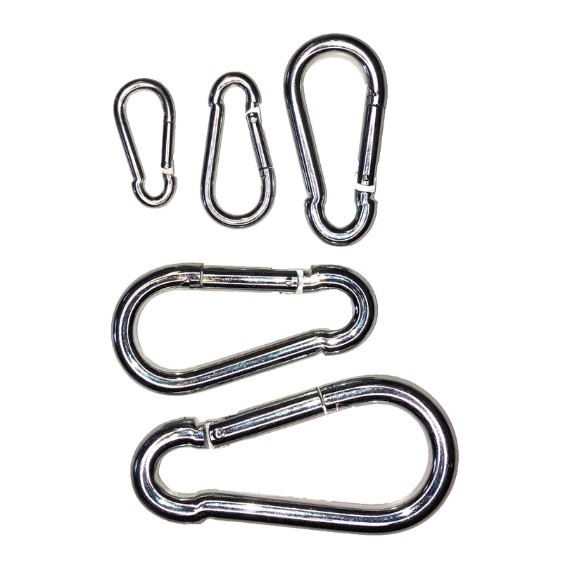 Sunload Fire Brigade Carabiner Galvanised Steel Carabiner Hook (10 x