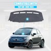 LLKUANG Dash Cover Mat Dash Mat Compatible with Fiat 500