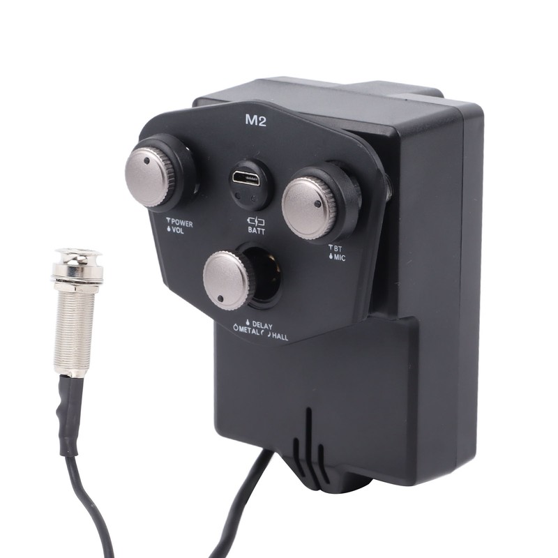 Acoustic Guitar Shock Pickup Digital Tuner Pickup with Bluetooth Reverb