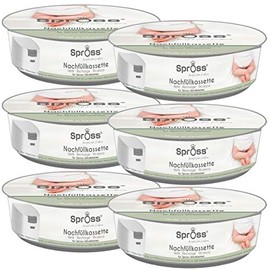 Spross Original Refill Cassettes - Pack of 6 - For Spross Nappy Bin | Hygienic and odourless nappy disposal - special film with odour barrier without single turning - less film consumption