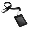 JAPCHET 30 PCS Sublimation ID Badge Holders, Vertical Leather ID