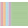 Unpunched Line Paper 5 Colorful - 100 Sheets/200 Pages Ruled