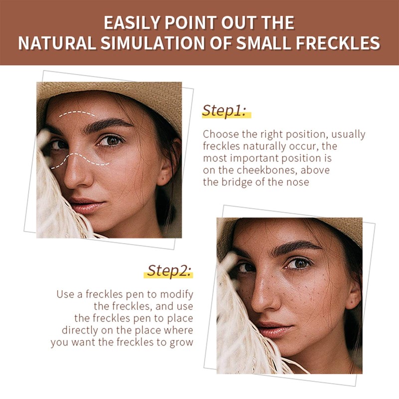 Freckle Pen, Freckle Pen Durable Soft Dot Sopt Pen, Fake