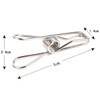Konten Clothespins Pinch, Stainless Steel, Set of 60, Indoor/Outdoor Clips,