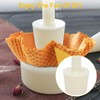 2Pcs Ice Cream Cone Mold, Ice Cream Waffle Flower Basket