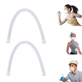 (2 Pack) Compatible with Rsenr R18 and BROAD AirPro FB2 Silicone Air Tubing Air Hose (White)