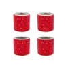 4 Pcs Car Headrest Headrest Collars Rings Personality Bling Rhinestone