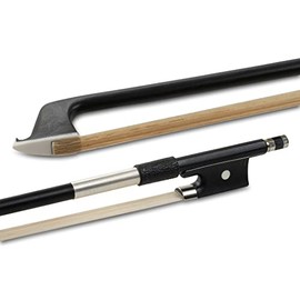 Glasser 203SH-1/2 Horse Hair Violin Bow, 1/2 Size