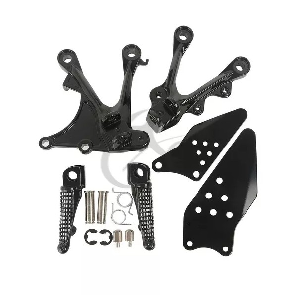 TCMT Driver Footpegs Peg Bracket Fit For KAWASAKI NINJA ZX6R
