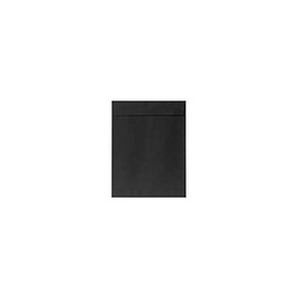 LUXPaper 10 x 13 Open End Envelopes | Peel & Press | Black Linen | 80lb. Text | 50 Qty