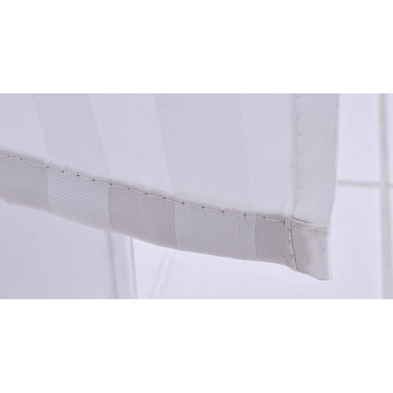 RIDDER Duschvorhang Textil ca. 240x180 cm, Helgoland, blau, inkl. Ringe