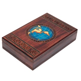 Bello's Map of The World Mens Valet Box