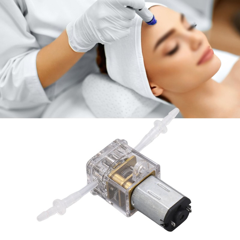 Mini Peristaltic Pump Transparent Shell 1ml/min Flow 0.001m Lift Liquid