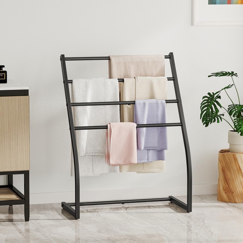 Honiter Towel Racks for Bathroom, Free Standing Towel Rack, Pool